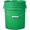 Green 5 Gallon Plastic Buckets and Gamma Seal Lids  Food Grade Combo 6 Pack <Font color="red"> Special Combo Free Shipping</font>