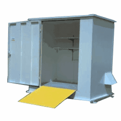 Haz-Stor Outdoor Safety Storage Cabinets Holds 4 - 55 gallon Drums