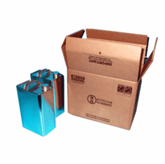 Hazmat 4G Packaging F-style Shipper with Cans 1-1 Gallon