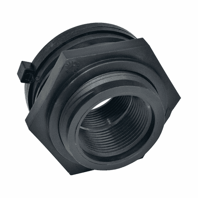Heavy Duty Bulkhead Fitting For 3/4" Polypropylene Faucet