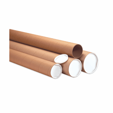 Heavy Duty Kraft Tubes 3" x 24", 24 Construction Pack