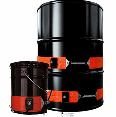 Heavy Duty Mid-Temperature Silicone Rubber Drum and Pail Heaters (DHLS)<br> <font color="#008000" >Free Shipping</font>