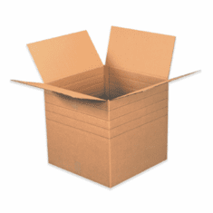 Heavy Duty Multi Depth Corrugated Cardboard Boxes 12" x 10" x 4"-2", 25 Bundle Pack