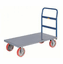 Heavy-Duty Platform Truck Mold-On Rubber Wheels  30" x 60"  Deck Size