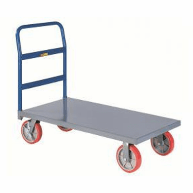 Heavy-Duty Platform Truck Mold-On Rubber Wheels  36" x 72"  Deck Size