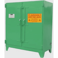 Heavy-Duty Safety Cabinets 20 Gallon 1 Doors 4 Shelves-green