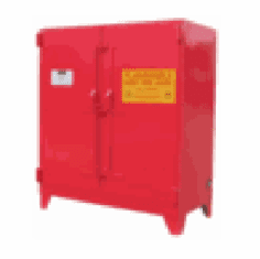 Heavy-Duty Safety Cabinets 90 Gallon 2 Doors 5 Shelves-red