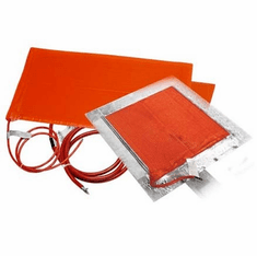Heavy-Duty Silicone Rubber Heating Blankets (SRL/SRP) <br><font color="#008000" >Free Shipping</font>