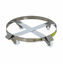 Heavy Duty Stainless Steel Drum Dolly 85 Gallon | 304 Stainless steel Casters: White polypropylene Wheels