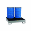 Heavy Duty 4-Drum Steel Spill Deck<br>Forkliftable Platform with 66 Gal Sump