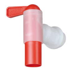 High Flow Jumbo Hex Drum Faucet 3/4",6 Pack