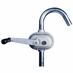 High Flow Rotary Drum Pump With Curved Spout