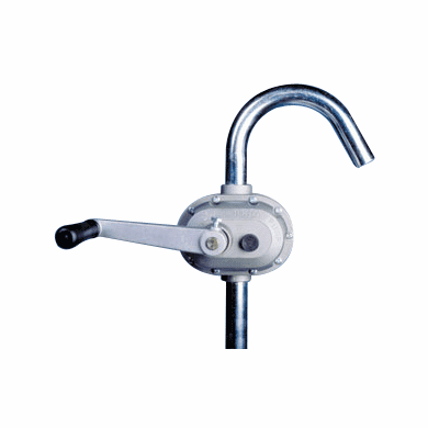High Flow Rotary Drum Pump With Curved Spout