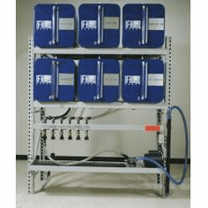 IFH Oil Storage and Dispensing Systems 2x3 Six Containers |  18 gauge steel tanks with 16 gauge heads