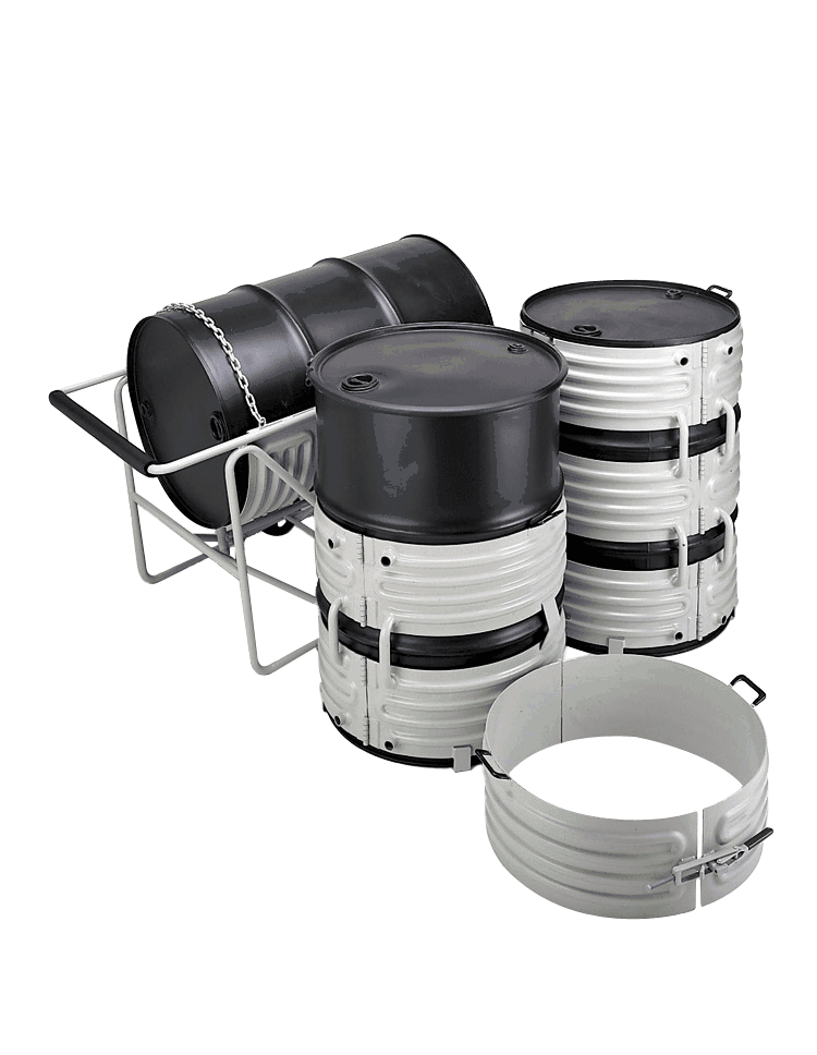 Immersion Stainless Steel Heat or Cool 55 Gallon Steel Drums