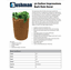 50 Gallon Impressions Bark Rain Saver Barrel<br><Font color="red"> <b>Free Shipping!</b></font>