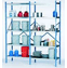 Industrial Containment Storage Shelves | 8 Shelf System | 72 x 18 x 84