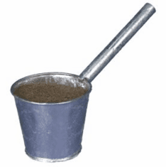 Industrial Dipper 3.5 Pint  8" Handle