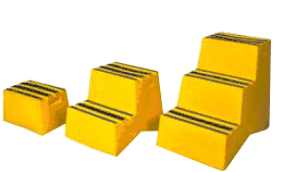 Industrial Portable Steps Handrails for 3-Step