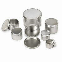Industrial Round Seamless Tins & Slip-On Covers