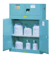 Justrite Corrosive Safety Storage Cabinets | Steel & Poly