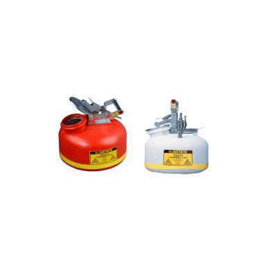 Justrite Polyethylene Liquid Disposal Safety Cans 5 gallon 5 gallon Quick-disconnect