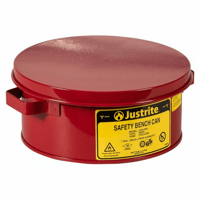Justrite Safety Bench Can 1 gallon