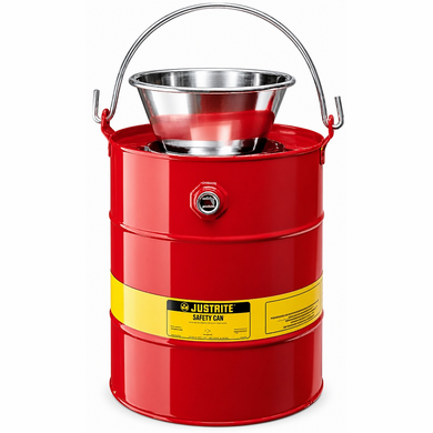 Justrite 3 Gallon Solvent Safety Drain Can 10903