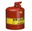 Justrite Type I Premium Coated Steel Safety Can   5 gallon  Red  | for storing and carrying flammable liquids <br><font color="#008000" >Free Shipping</font>