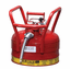 Justrite Type II DOT Compliant Premium Coated Steel Safety Can <br> 2 1/2 gal |  9" x 5/8" Hose <br><font color="#008000" >Free Shipping</font>