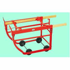 Knocked Down Baytec's Popular Combination Drum Cradle, Hard Rubber