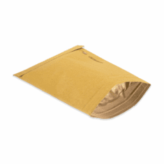 Kraft Padded Mailers, 4" x 8",Bag No.000,500 Case Count