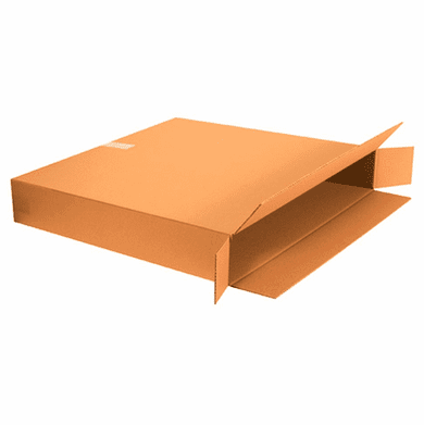 Kraft Quality Side Loading Corrugated Cardboard Boxes |15" x 2" x 9" | 25 Bundle Pack