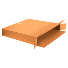 Kraft Quality Side Loading Corrugated Cardboard Boxes |15" x 2" x 9" | 25 Bundle Pack