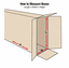 Kraft Quality Side Loading Corrugated Cardboard Boxes | 24" x 5" x 18" | 25 Bundle Pack