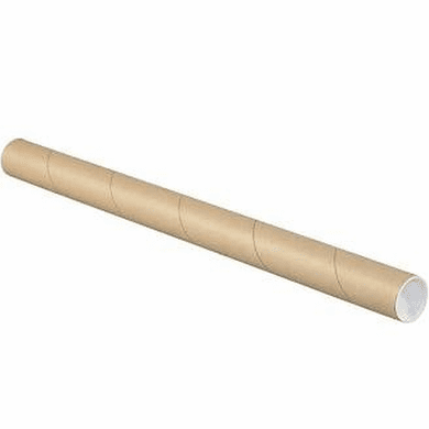 Kraft Tubes 1 1/2" x 12",50 Case Pack