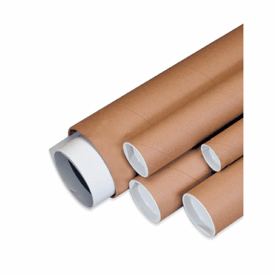 Kraft Tubes 1 1/2" x 18", 50 Case Pack