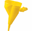Large Poly Funnel For Fuel and Oil Cans | Quickly fill Type I Gas Cans without dripping or spilling.12 Inch Long