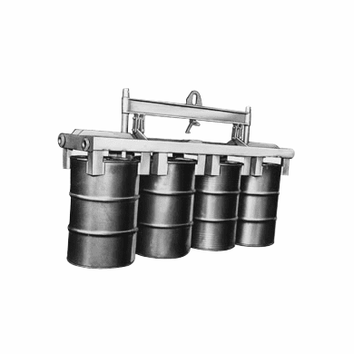 Lifter Automatically Lifts up to 6 Vertical Drums 3750 lbs