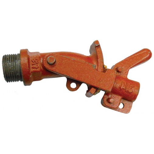 Cast Iron Gate Valve Lock Nut 3/4 Inch NPT Inlet Standard Handle