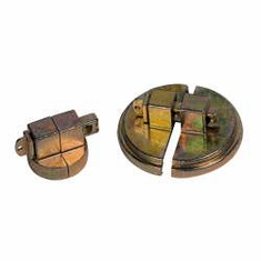Locking round-head plugs for bung holes of steel drums for 2"  & 3/4" set
