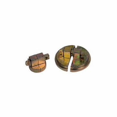 Locking round-head plugs for bung holes of steel drums for 2" & 3/4" set