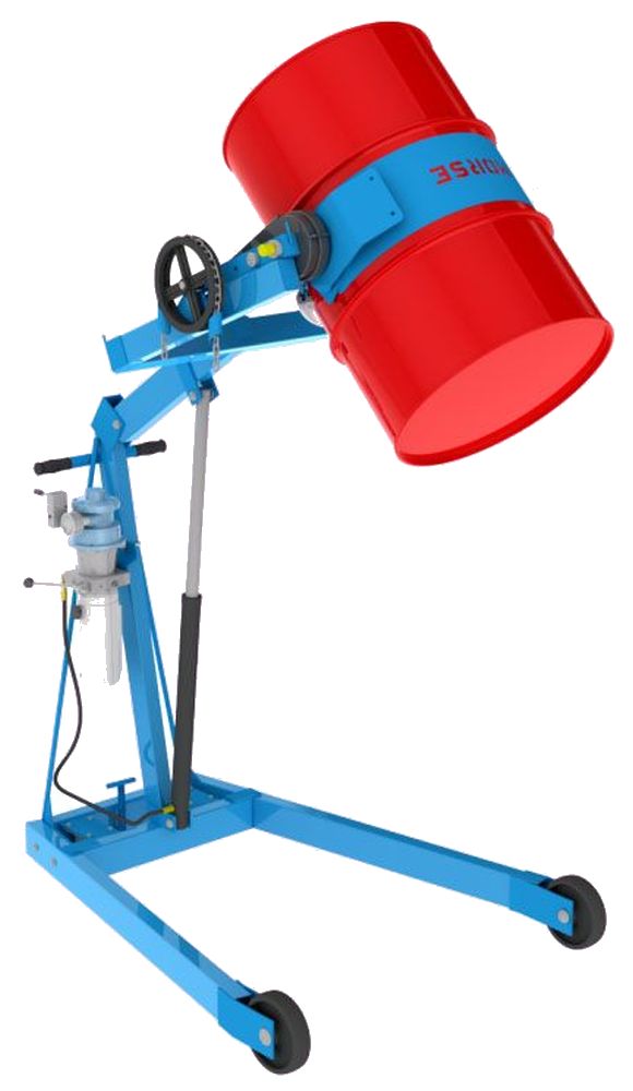 Manual Tilt/Power Lift Drum Handler Air,72"