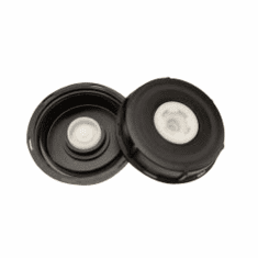 Mauser Black 6" cover with plug and using a santoprene gasket