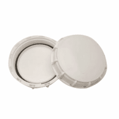 Mauser White 6" Solid Cover W/Gasket