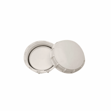 Mauser White 6" Solid Cover W/Gasket