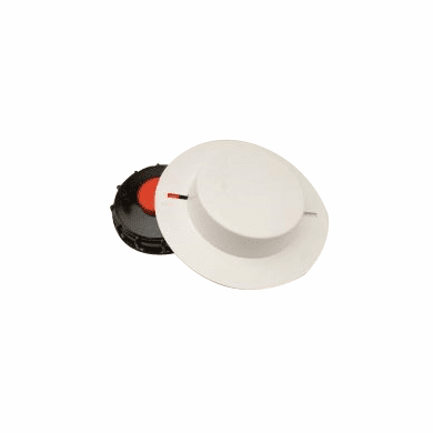 Mauser White Security Seal 6" solid or vented caps.6 Pack
