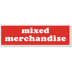 Mixed Merchandise In This Carton 1 1/2 x 6  500 Pack