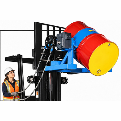 MORSE Forklift Karrier Lifts and Dumps Drums - 1500 lbs