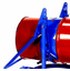 MORSE Mobile Drum Karrier, 55 Gallon Steel | Dolly Carrier Transport 